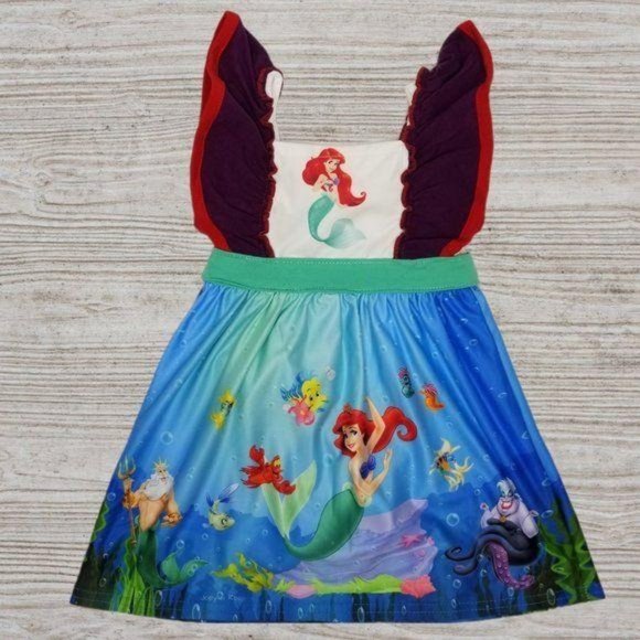 Disney The Little Mermaid Ariel Dress - Picture 1 of 5